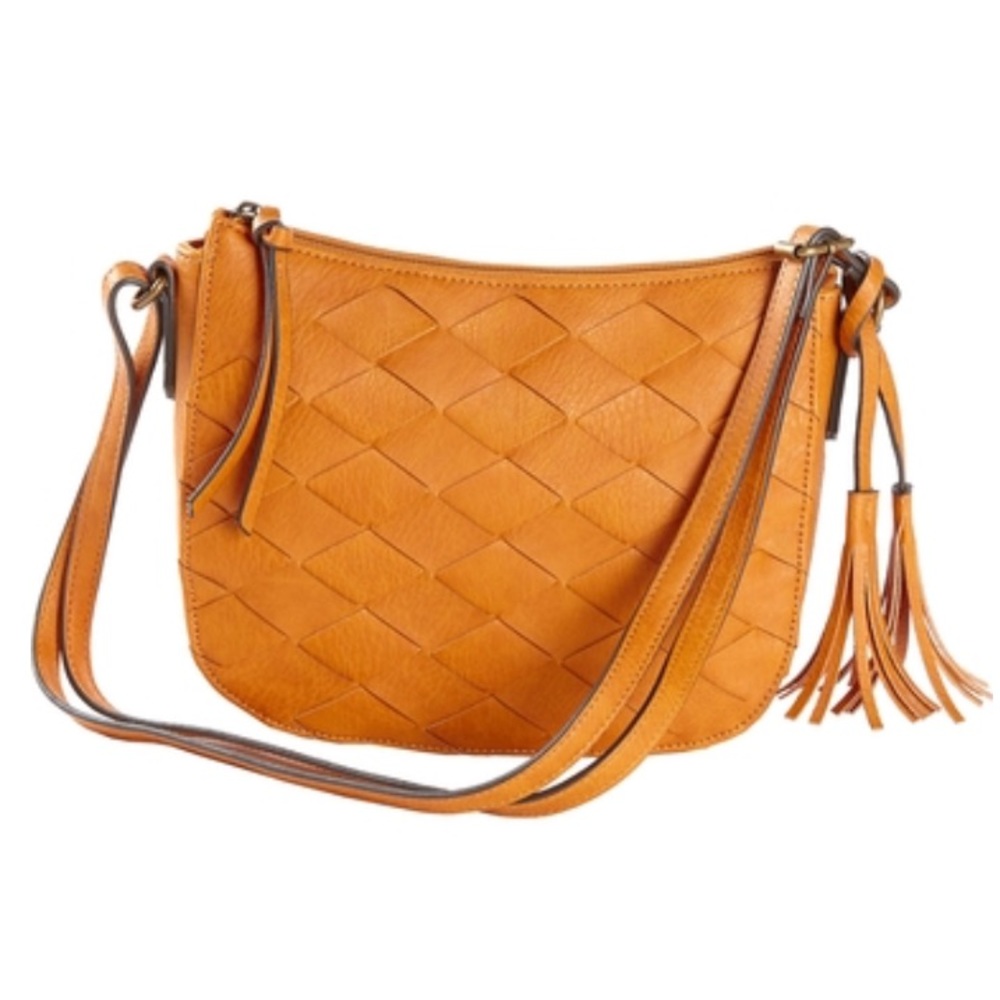 NEW Bueno of California Crossbody Purse Marigold Color